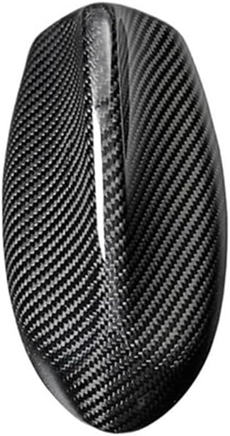 2015+ Add On Style Compatible for Alfa Romeo Stelvio Giulia Quodrifoglio Shark Fin Shape Dry Carbon Fiber Antenna Cover