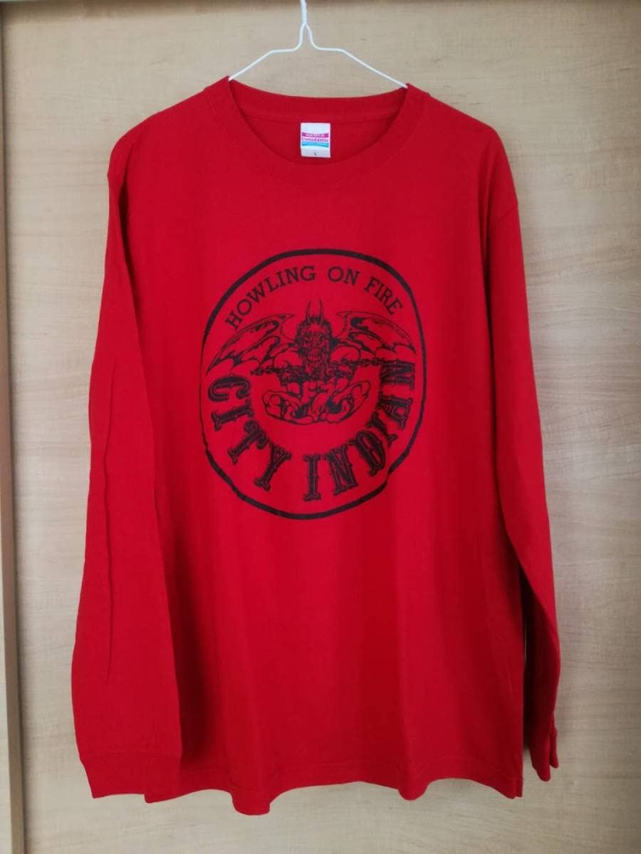 Amazon.co.jp: CITY INDIAN HOWLING ON FIRE Tシャツ VINTAGE