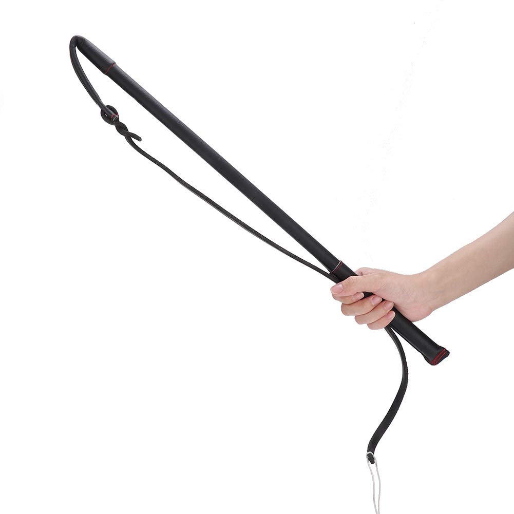 Martinet pour Chien, Fouet Cuir Grand Fouet de Dressage pour Chiens de Taille Moyenne en Peau de Vache, Fouet pour Chien, pour Le Dressage de Chiens