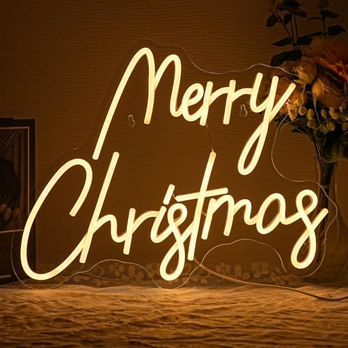 Image of Neon Signs Warm White Neon Light Letter Neon Light for Wall Decor Party Kids Room Wedding Birthday Party Decorations