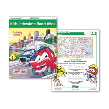 Paperback Little Passenger Kids' Road Atlas Book