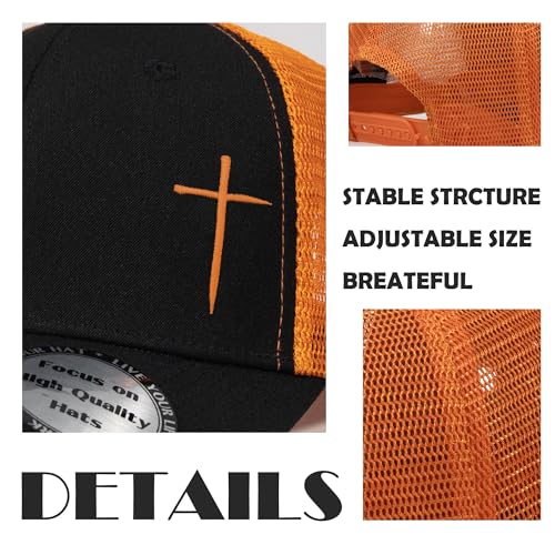 Image of Christian Hats for Men Women,Jesus Cross Hat Christian Religious Gifts for Birthday /Christmas