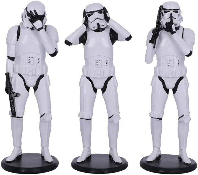 Stormtrooper Figuren Trio - Star Wars Figuren, 14cm, Weiß