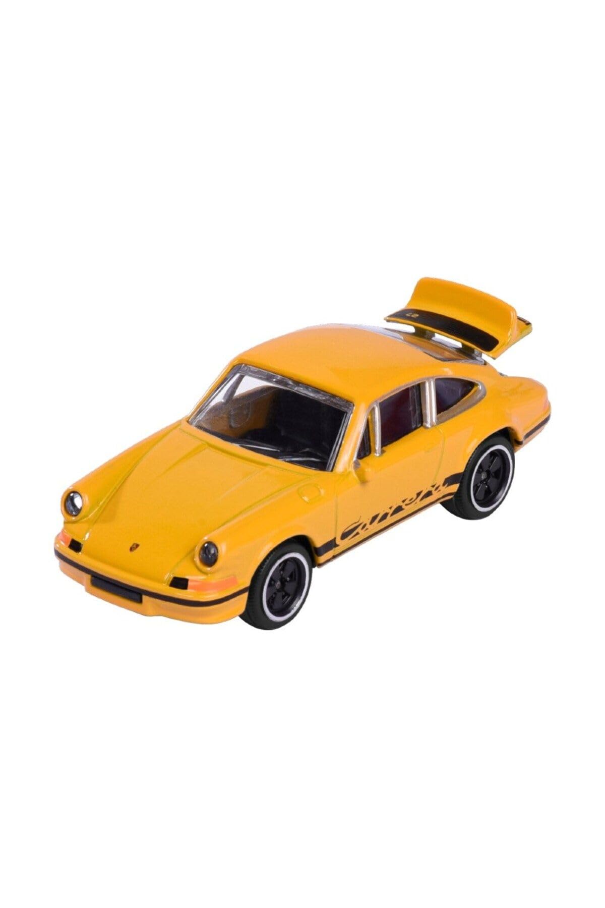 Majorette Porsche 911 Carrera RS 2.7, Die-Cast Model Car, Yellow