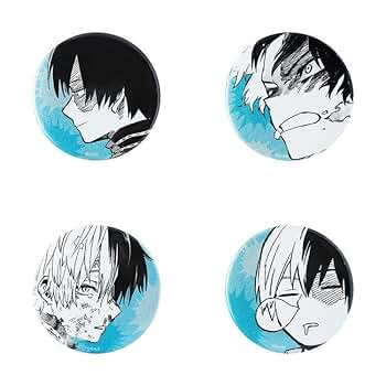 Amazon.co.jp: 僕のヒーローアカデミア 缶バッジ4個セット