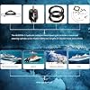 150HP Hydraulic Outboard Steering Kit Boat Marine System for Single Station, Single-Engine use Built-in Two-Way Lock Cylinder, Pump and 26ft High-Strength Nylon Hose