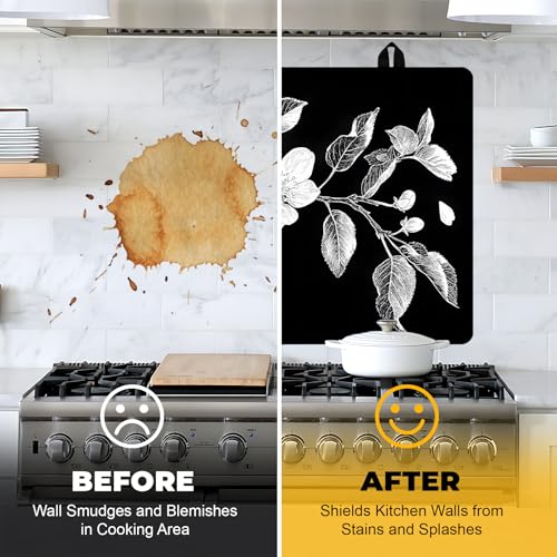 Image of Stove Top Cover for Electric Stove,Glass Stove Top Cover, Heat Resistant Glass Cooktop Cover, Stovetop Protector, Kitchen Decor, Dish Drying Mats Cover for Ceramic Washer Top 28.5x20.5 inch