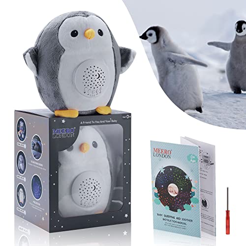 Meero London Penguin AKT13P White Noise Machine,Night Light Projector - Image 3