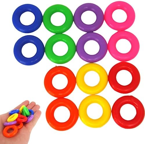 Bonka Bird Toys 2289 Pk14 Plastic Round Rings Foot Talon Craft Part Bird Toys Amazon Conure African Grey and Similar