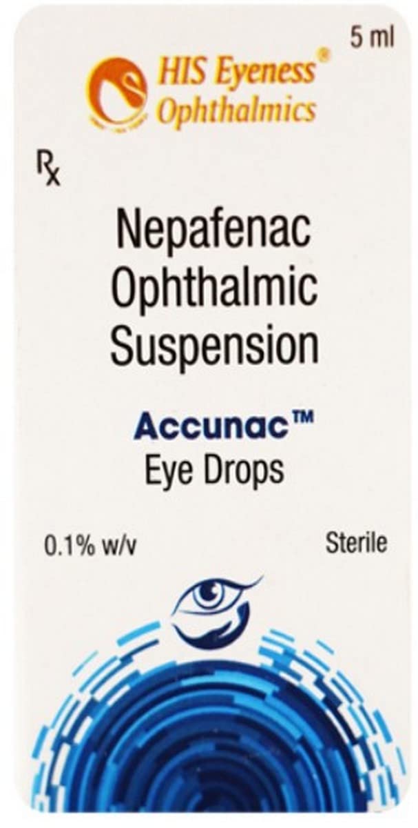 Accunac - Bottle of 5 ml Eye Drops