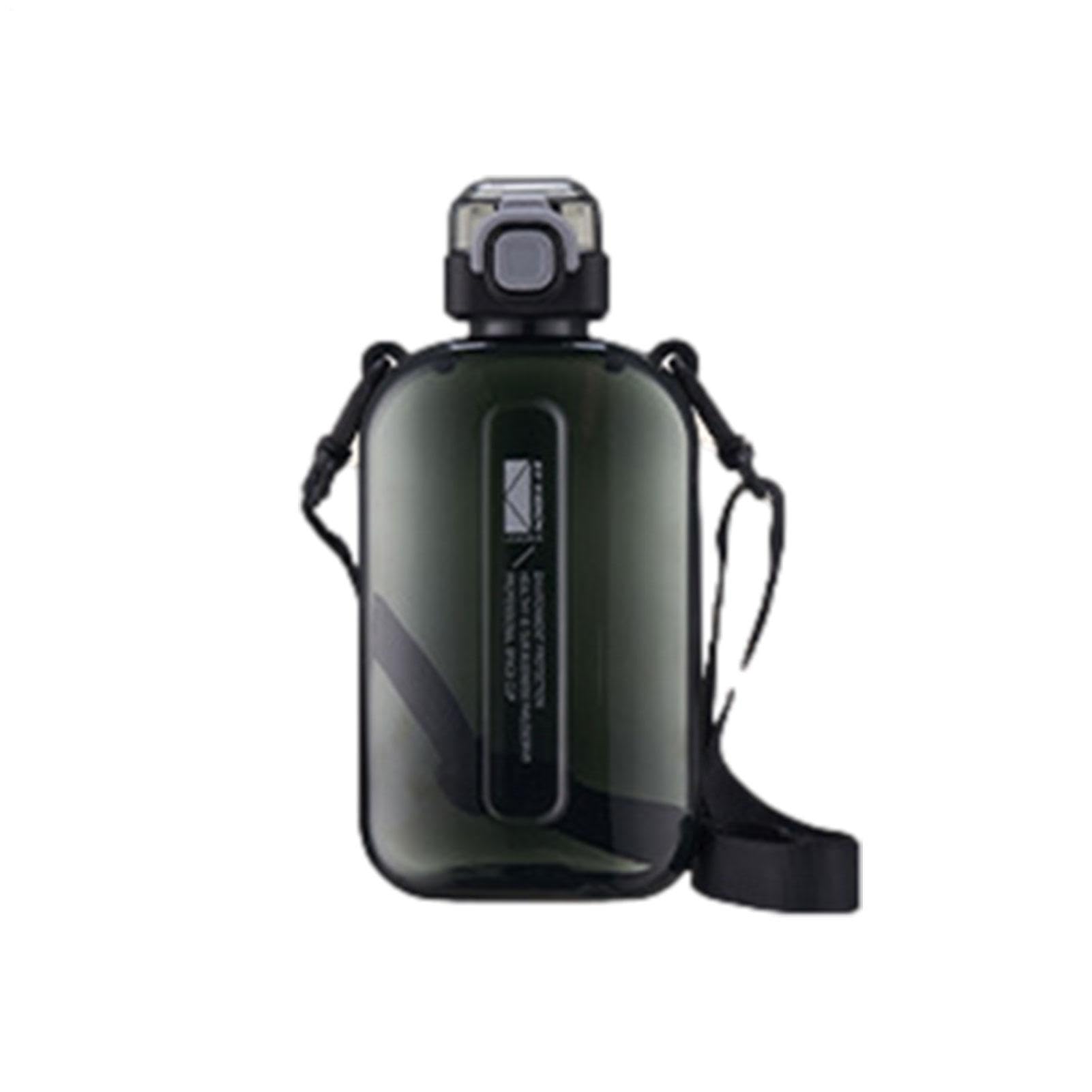 slim water bottle - 750ml Leak-Proof Gym Water Bottle | Reusable Waterbottle With Carry Strap, Large Capacity Clear Sports Waterbottle With Healthy Material, Portable Drink Bottle For Outdoor Sports