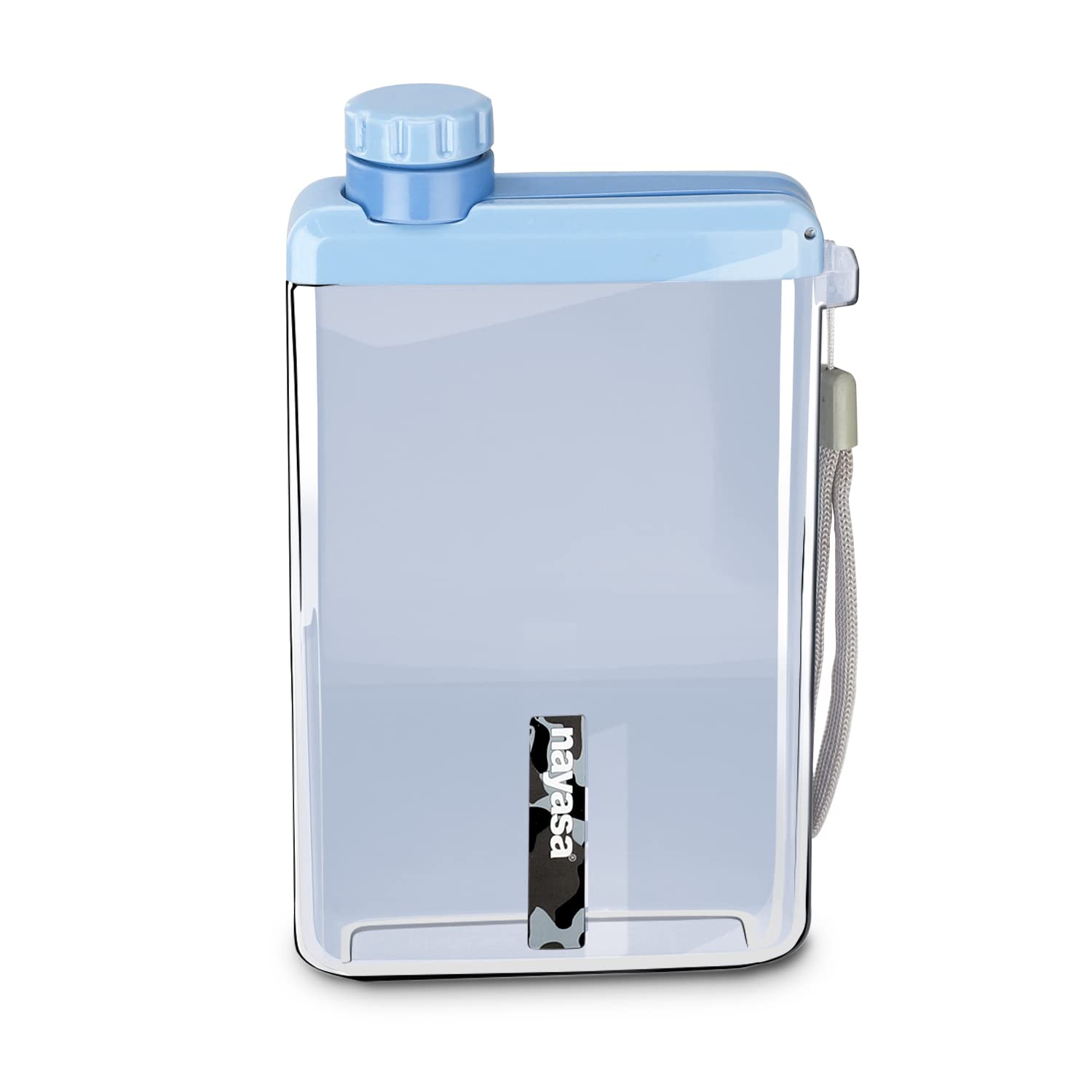 Nayasa Zelda 550 ml BPA Free | Leak Proof | Slim Body | Compact Size | Notebook Water Bottle for School, College & Office | Blue