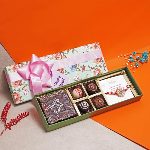 Image of Velvet Fine Chocolates Joyous Rakhi Box