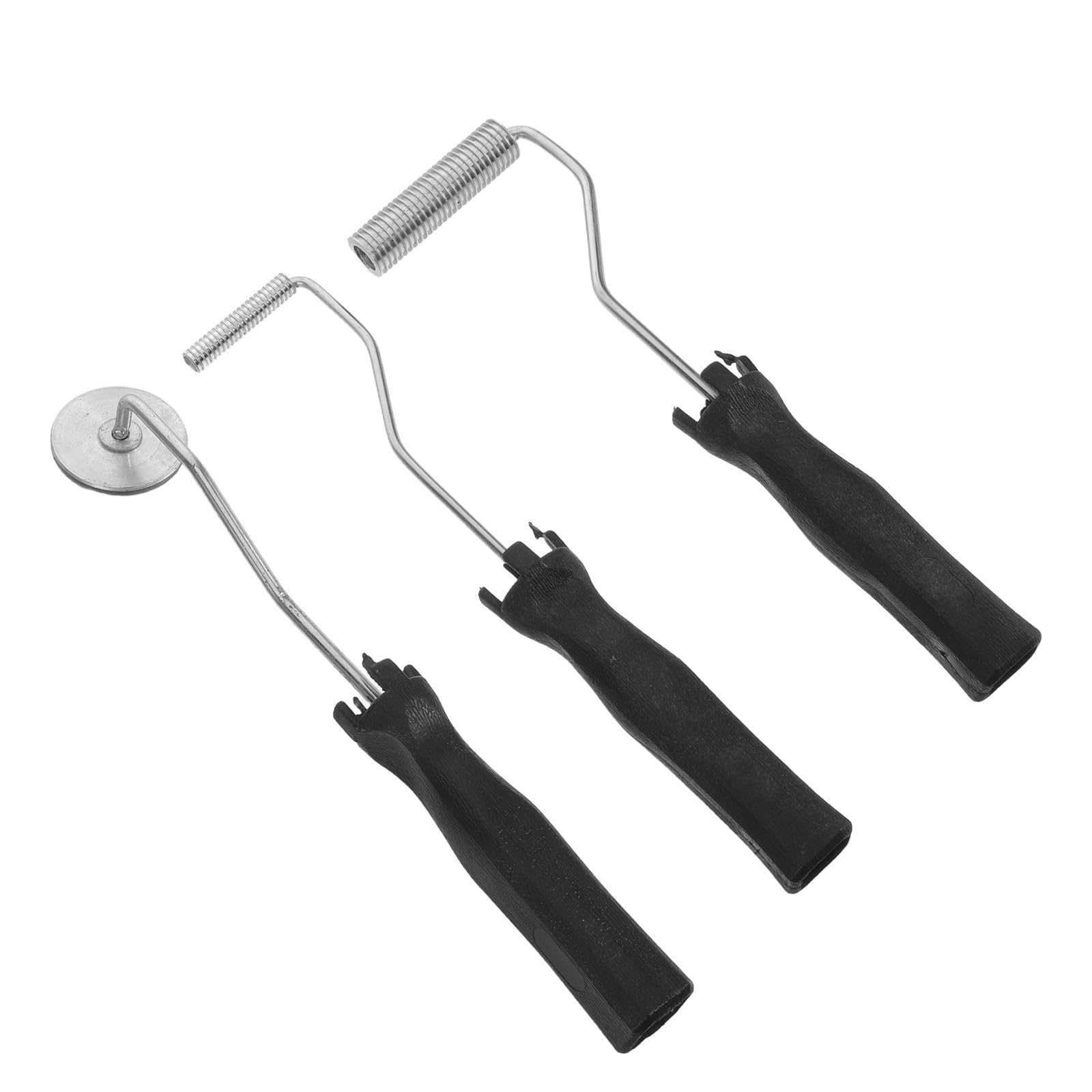 Rodillo de fibra y herramientas de pintura para resina kit de 3 piezas