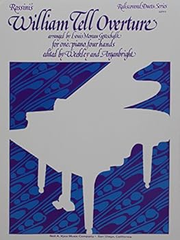 Paperback WP119 - Rossini's William Tell Overture for 1 Piano - Four Hands Book