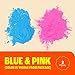 Chameleon Colors Blue & Pink Gender Reveal Powder Bags - Two 5 lb Bags - 1 Pink & 1 Blue Bag of Color Powder - For Baby Boy or Girl Gender Reveal - Easy-Open Bags - Easy Cleanup - Non-Toxic