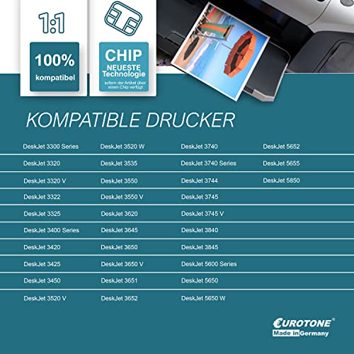 Eurotone 2x Cartuccia compatibile per HP 3320 3425...