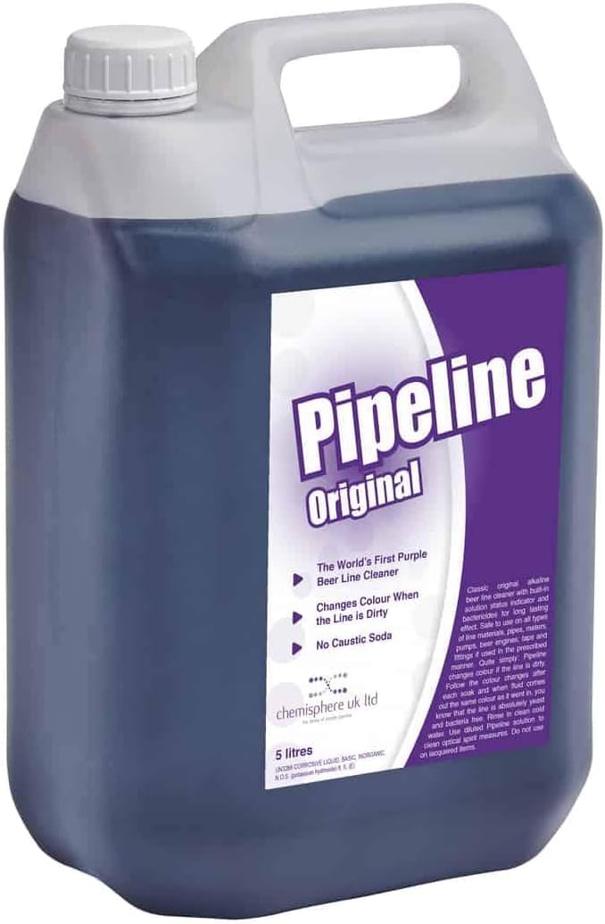 Pipeline Intelligent Beerline Cleaner (5 Liters) - Orginal Purple Cleaning Agent for Metal, Plastic Beer Lines