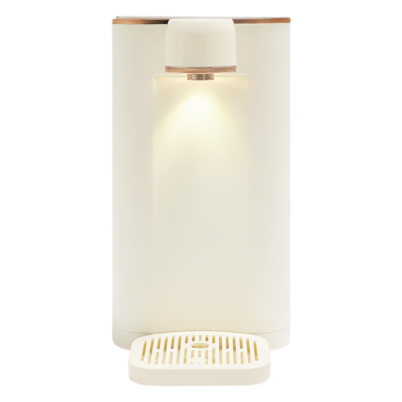 Scaldacqua istantanea da 3 litri, erogatore di acqua calda, acqua calda in 3 secondi, 4 prescrizioni di temperatura, scaldabagno con luce notturna a LED e programma di pulizia, efficienza energetica
