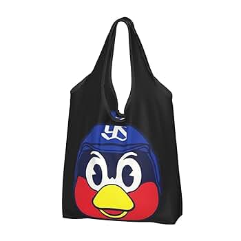 東京ヤクルトスワローズ　つば九郎 エコバッグ くるりんぱ　未使用品 Amazon.co.jp: エコバッグ 東京ヤクルトスワローズ つば九郎