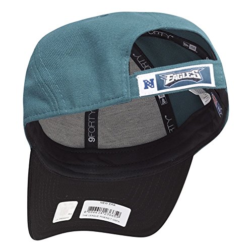 New Era The League Philadelphia Eagles Team, Gorra Hombre, Verde (Green), Talla Única