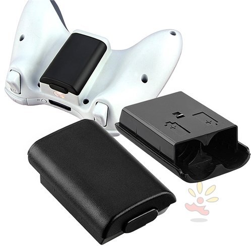 2 Pcs Battery Pack Cover Shell for Xbox 360 Game Controller