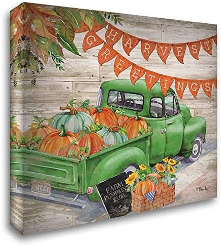 ArtDirect Farmhouse Pick-Up Fall 36x36 Huge Gallery
