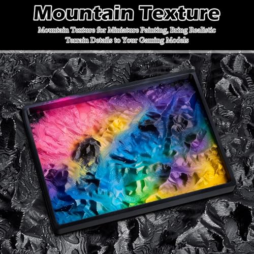 Image of Fuyoooo Dry Brush Palette for Miniature Painting,Mountain