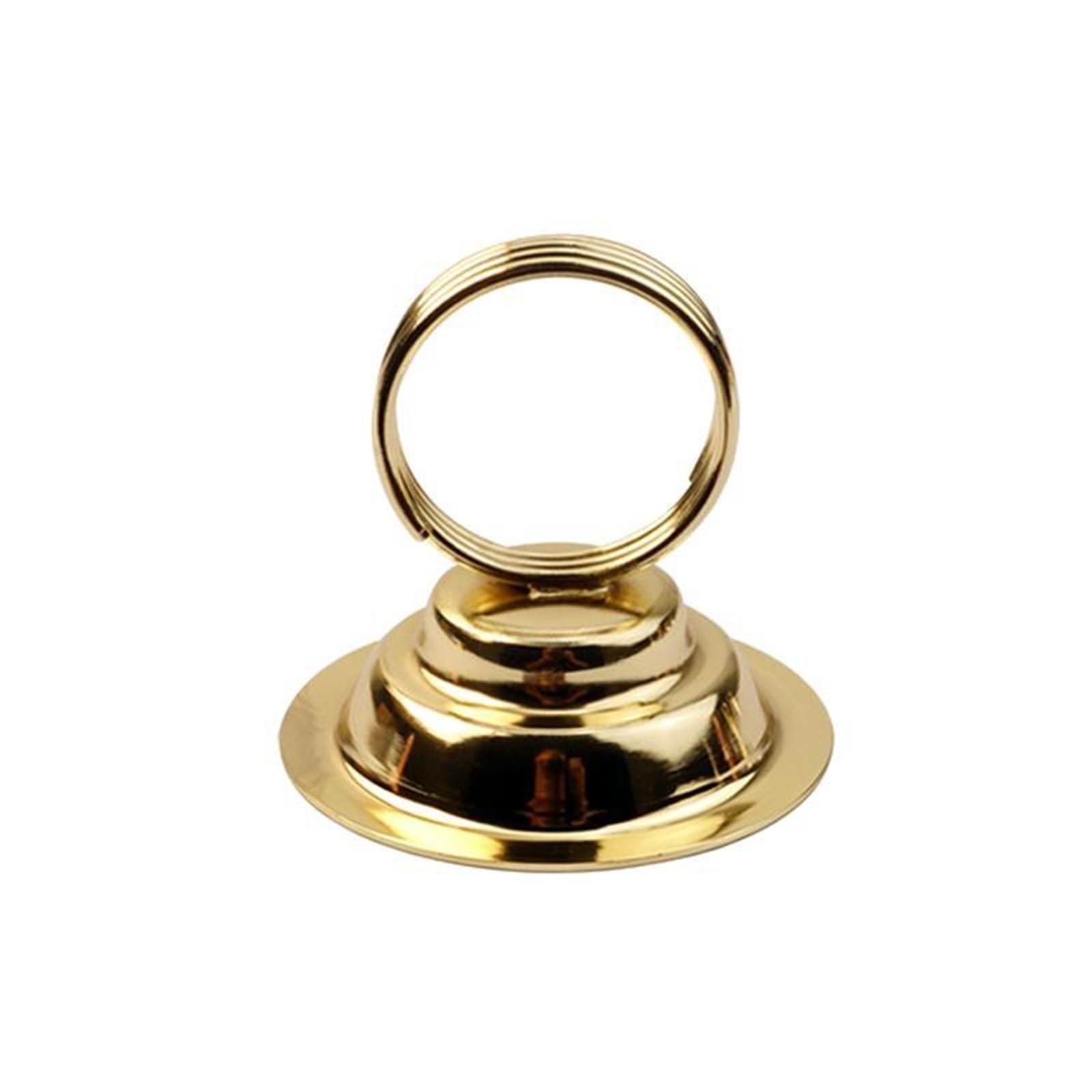 UBOHUZ 30PCS 5.5*5cm Table Number Holders Metal Electroplating Place Card for Memo Note, Wedding