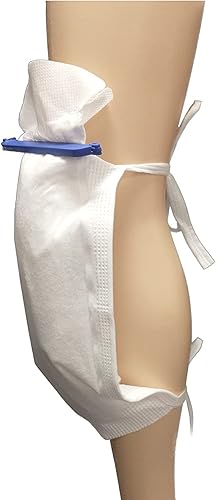 Miniatura 7 de Bolsas de hielo recargables con cierre de abrazadera y lazos, grandes, 6-12 x 14 pulgadas, reutilizable, fácil de llenar, para hospital, con