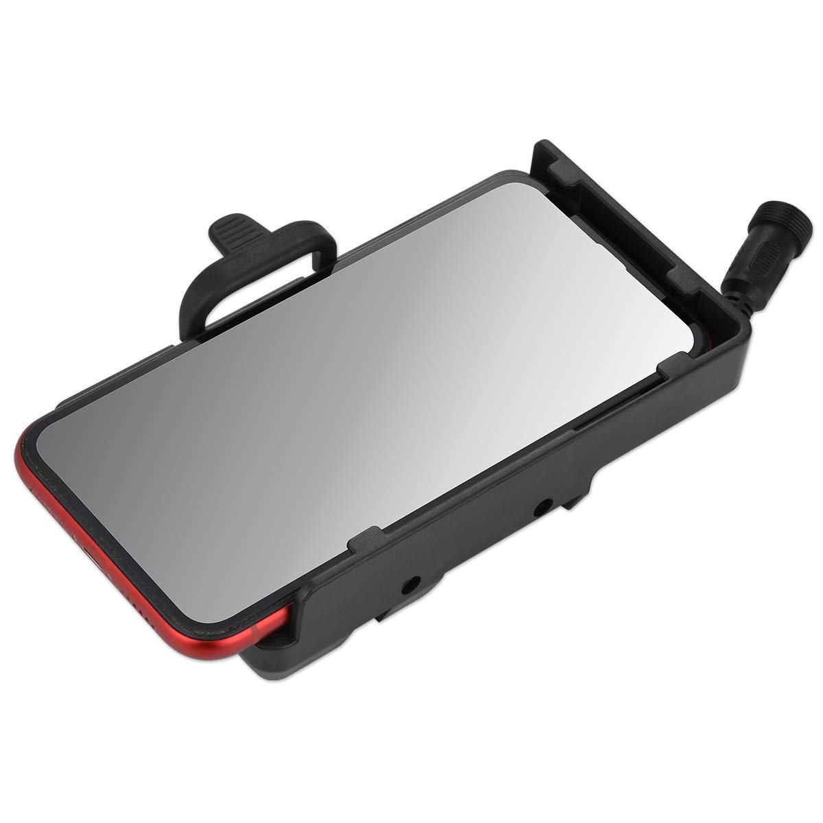 BMW Motocyklowy uchwyt na telefon komórkowy z ładowarką USB do B - MW R1200GS LC Adventure S1000XR R1200RS (czarny)