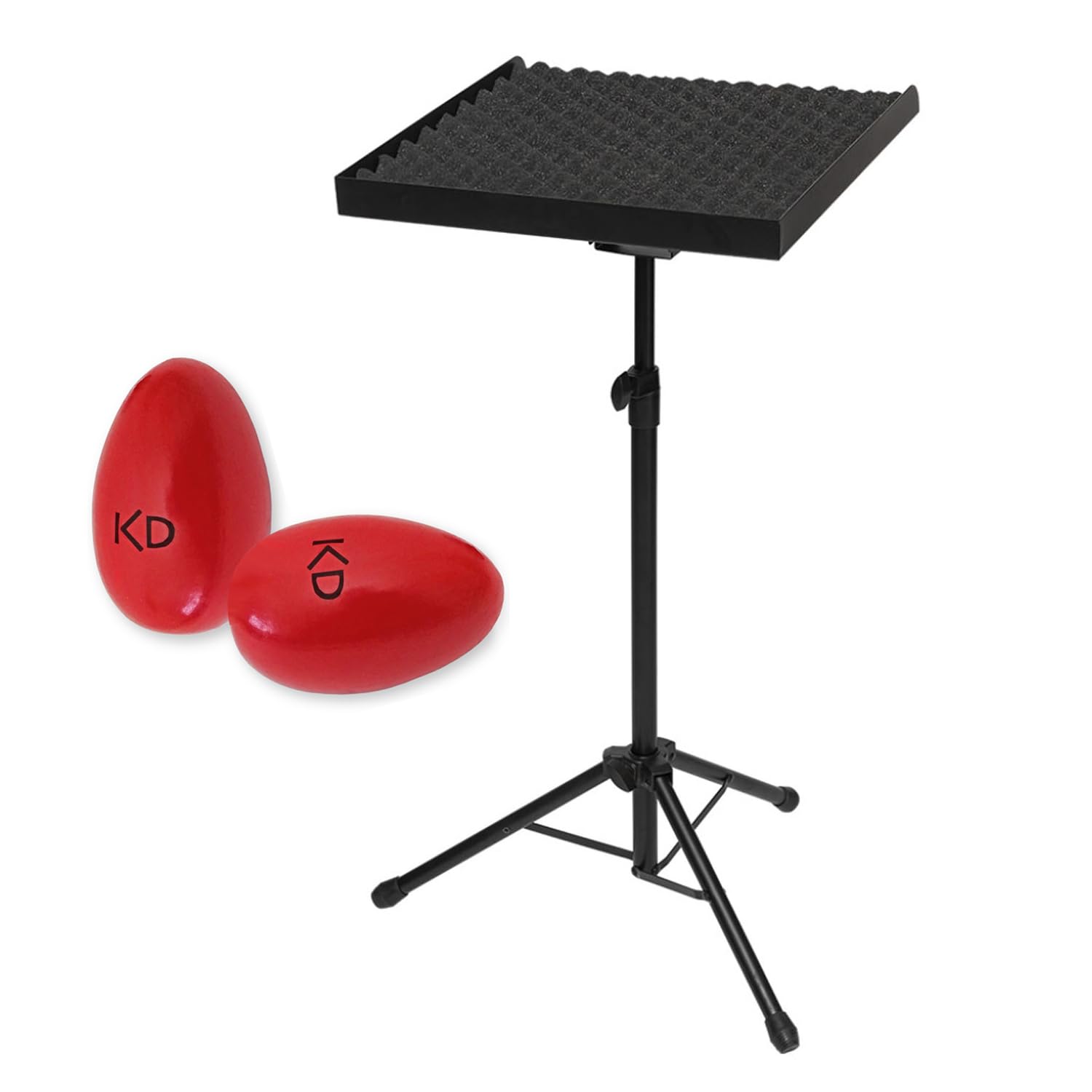 Stagg Plateau de table de percussion PCT-600 + œufs Shaker Keepdrum