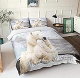 【SET COPRIPIUMINO】:1 x copripiumino: 220 cm x 240 cm + 2 x Federe: 50 cm x 75 cm(Suggerimento: questo è un set copripiumino, non include alcun riempitivo interno.)