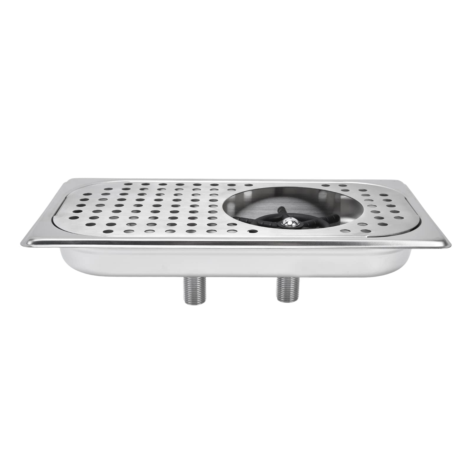 Lave-gobelets, Lave-gobelets Automatique pour évier, Rinceur de Verre de Barre en Acier Inoxydable pour évier, Lave-verre pour évier de Cuisine, Rinceur de Pulvérisateur de Lave-gobelets(#2)