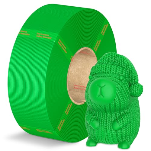 ANYCUBIC PLA+ Filament Refill 1.75mm, High Toughness 3D Printer Filament for Reusable Spools, Dimensional Accuracy +/- 0.02mm, Print with Most FDM 3D Printers, Intelligent Identification, 1K