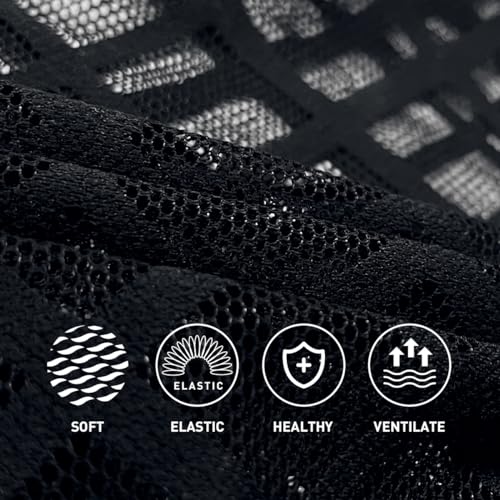 Arjen Kroos Men's Underwear Sexy Breathable Mesh Boxer Briefs Trunks with Open Fly Pouch4