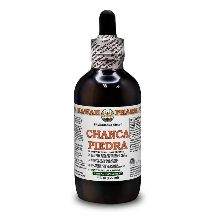 Chanca Piedra (Phyllanthus Niruri) Sifted Leaf Alcohol-Free Liquid Extract Glycerite 120 ml