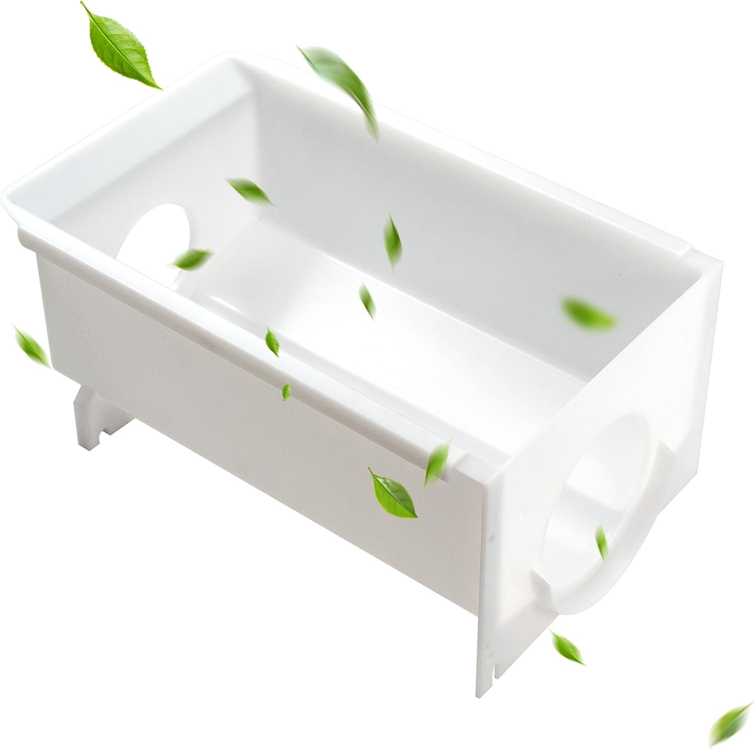 OEM W10850492 Refrigerator Ice Bucket Compatible with Whirlpool Kenmore Maytag Amana Ice Maker, Replace W10138193 W10670844 4378073 AP5989704 PS11731153 EAP11731153