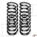 A-Premium Front Coil Springs Compatible with Jeep Grand Cherokee 2005-2010, Commander 2006-2010, Driver and Passenger Side, 2-Pack, Replace# 52089770AD