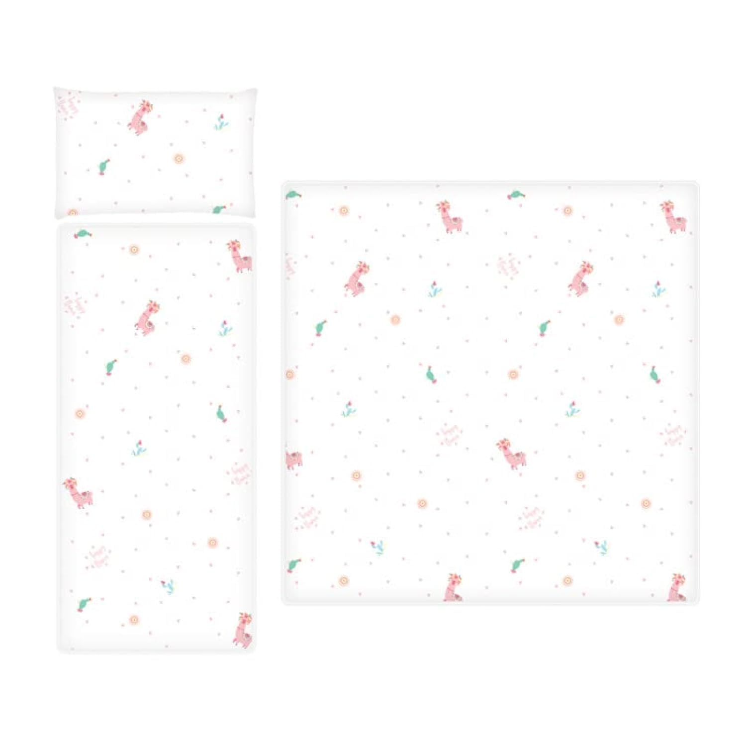 Lorelli Classic Happy Lama Summer Ranforce Baby Stroller Set