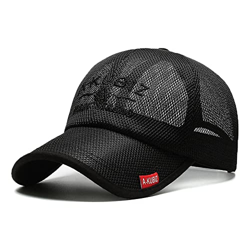 YAMEE Gorra de béisbol Hombre/Mujer Verano de Malla Transpirable,Deportiva Sombrero de Sol Secado rápido,Gorros Deportivos Anti UV