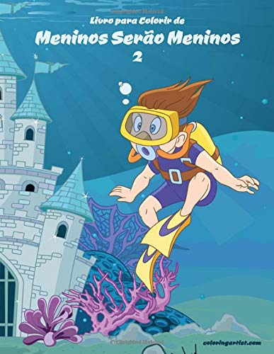 Livro para Colorir de Meninos Serão Meninos 2