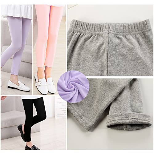 Girls' Leggings - Baby Girls & Toddlers' Cotton Footless Stretchy Basic Leggings - Pack of 52