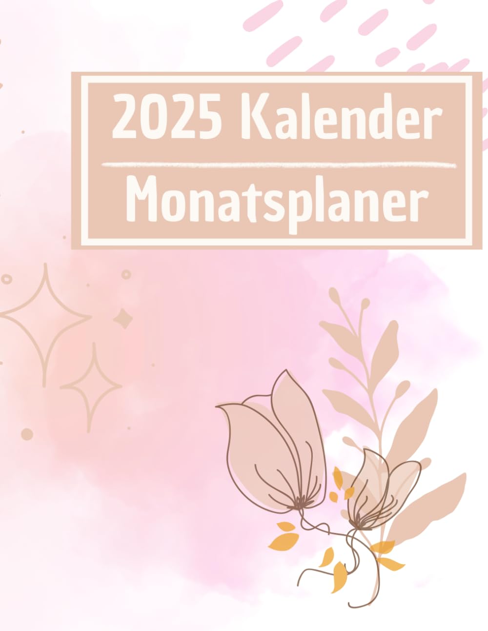 Kalender 2025: Tagesplaner 2025 a4 mit Wochenübersicht, Sparplaner pro