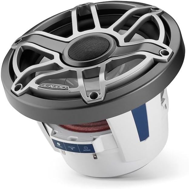 JL Audio M6 Series 8.8" Marine Coaxial Speakers w/Titanium Sport Grille - M6-880X-S-GmTi [010-03079-00]