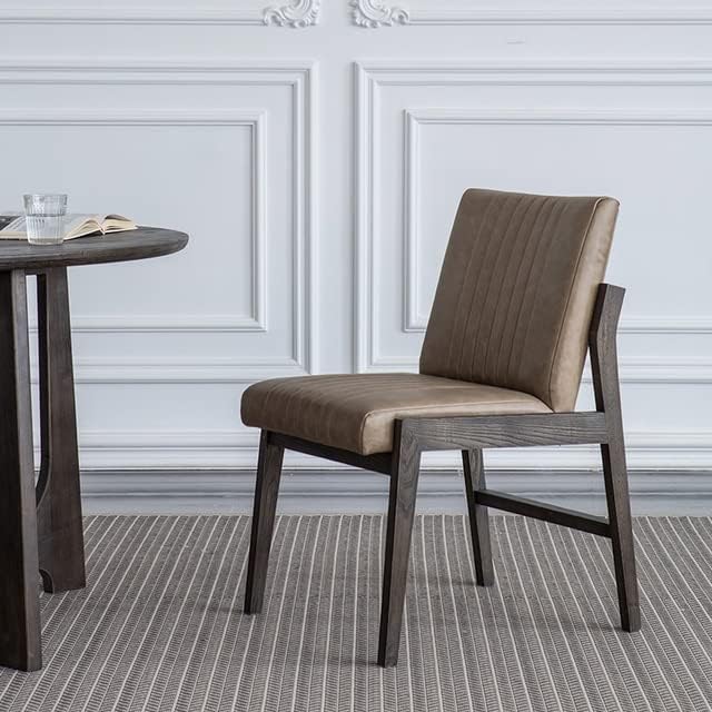 ダイニングチェア レザー ダイニングチェア レトロスタイル 無垢材