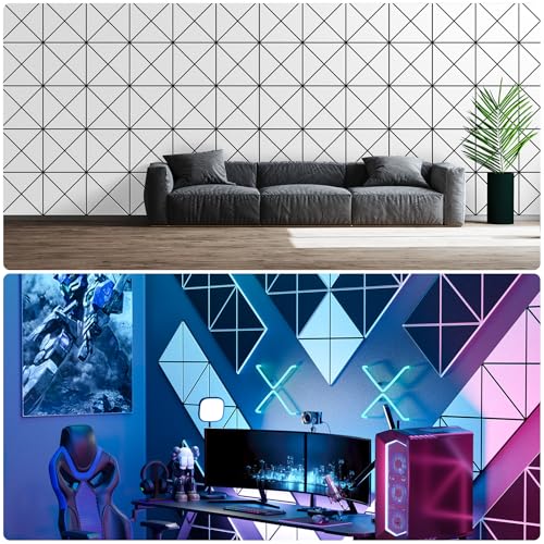 Image of 18 Pack Acoustic Panels, 12 inch x 12 inch x 0.4 inch X-Line Soundproof Wall Panels