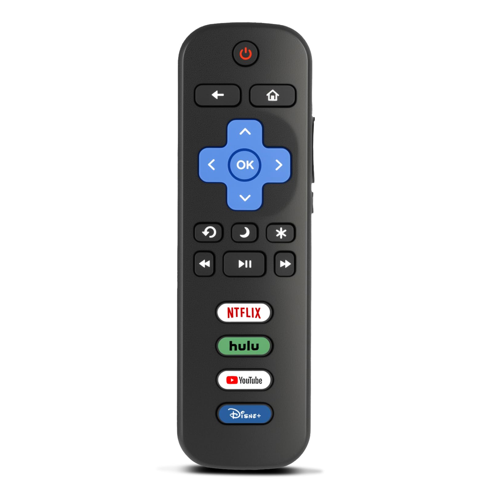 Luyeper Telecomando di ricambio per TV Roku, compatibile con Smart TV TCL Roku, Hisense Roku, Onn Roku (non per Roku Stick, Box o Player)