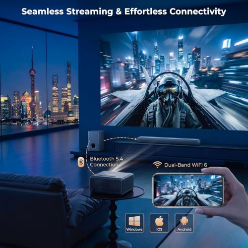 DreamFair F10 1080P Native 4K-Support Smart Projector - image 5