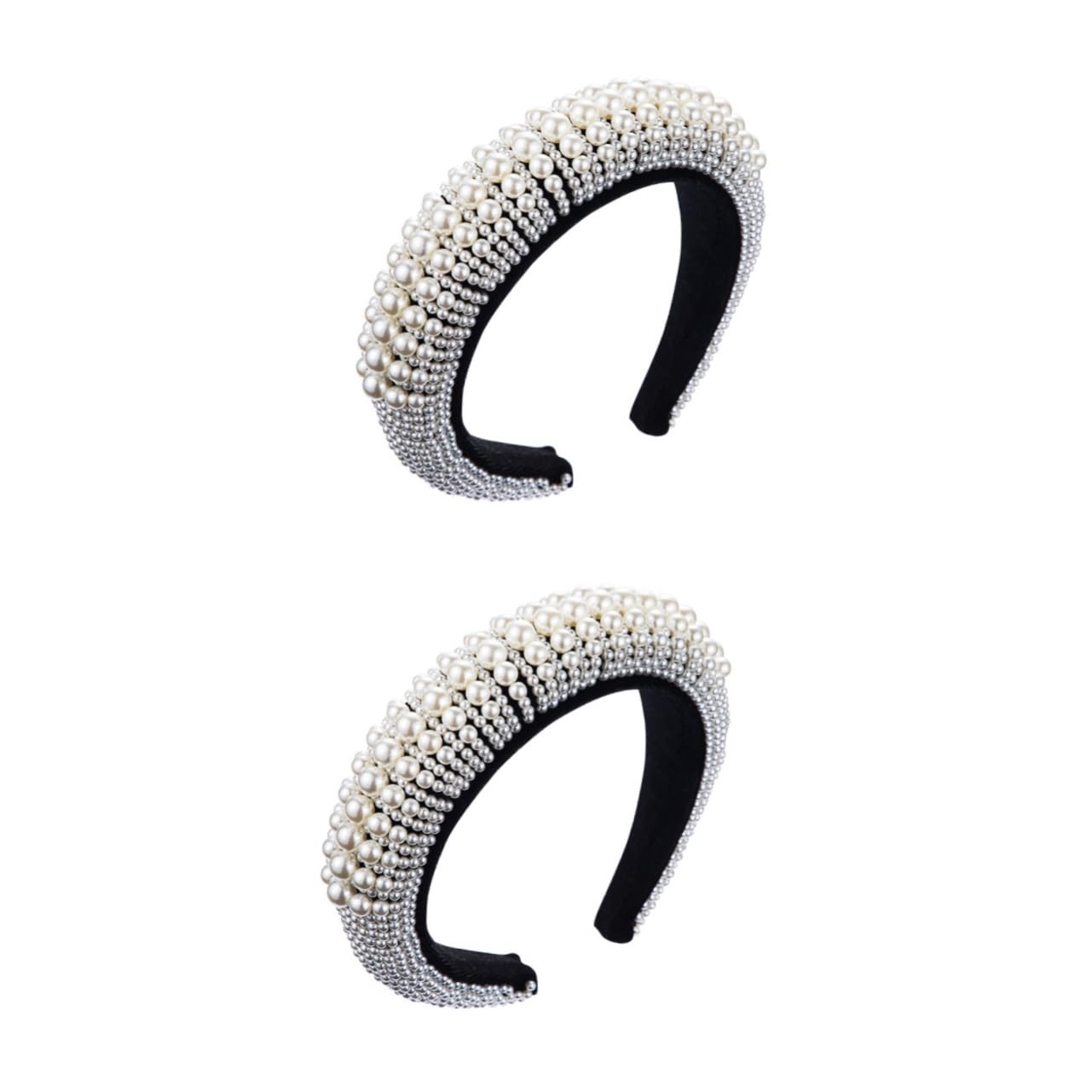 DOITOOL 2piezas Diadema De Perlas Manmade Para Mujer Accesorio De y De Material y Diseño Elegante